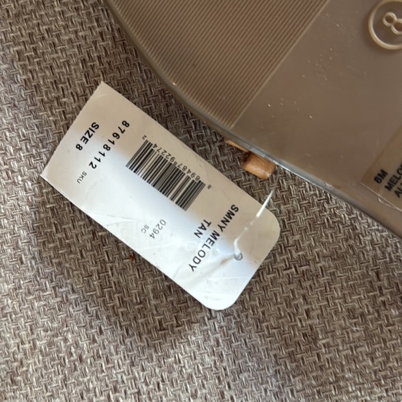 Steve Madden Womens Leather Melody Tan Sandals - Picture 3 of 4